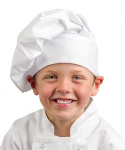 Whites Childrens Unisex Chef Hat White
