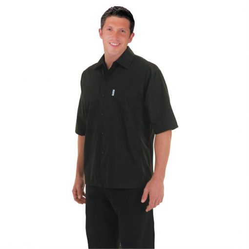 Chef Works Unisex Cool Vent Chefs Shirt Black S