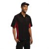 Chef Works Unisex Contrast Shirt Black and Red S