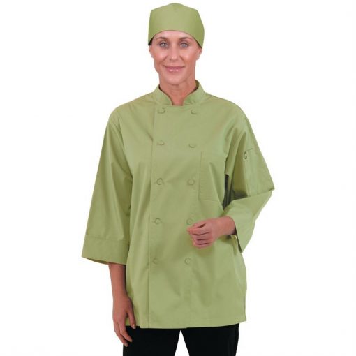 Chef Works Unisex Chefs Jacket Lime XS