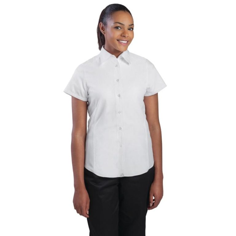 Chef Works Womens Cool Vent Chefs Shirt White L