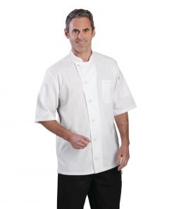 Chef Works Valais Signature Series Unisex Chefs Jacket White M