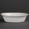 Olympia Whiteware Oval Pie Dishes 170mm
