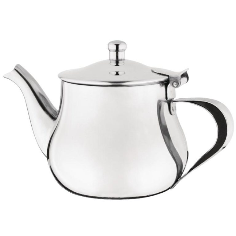 Olympia Arabian Stainless Steel Teapot 400ml