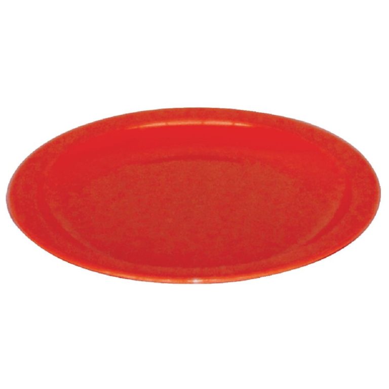 Kristallon Polycarbonate Plates Red 172mm