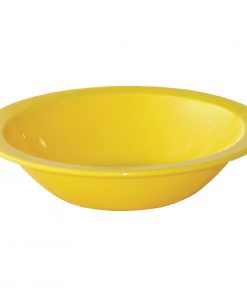 Kristallon Polycarbonate Bowls Yellow 172mm