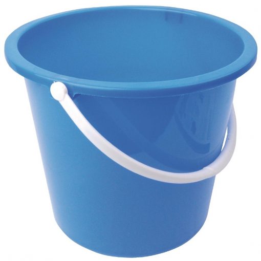 Jantex Round Plastic Bucket Blue 10Ltr