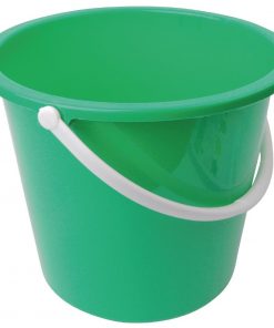 Jantex Round Plastic Bucket Green 10Ltr