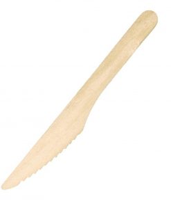 Disposable Wooden Knives Pack of 100