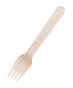 Disposable Wooden Forks Pack of 100