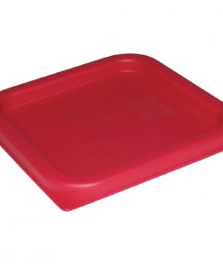 Vogue Square Lid Red Small