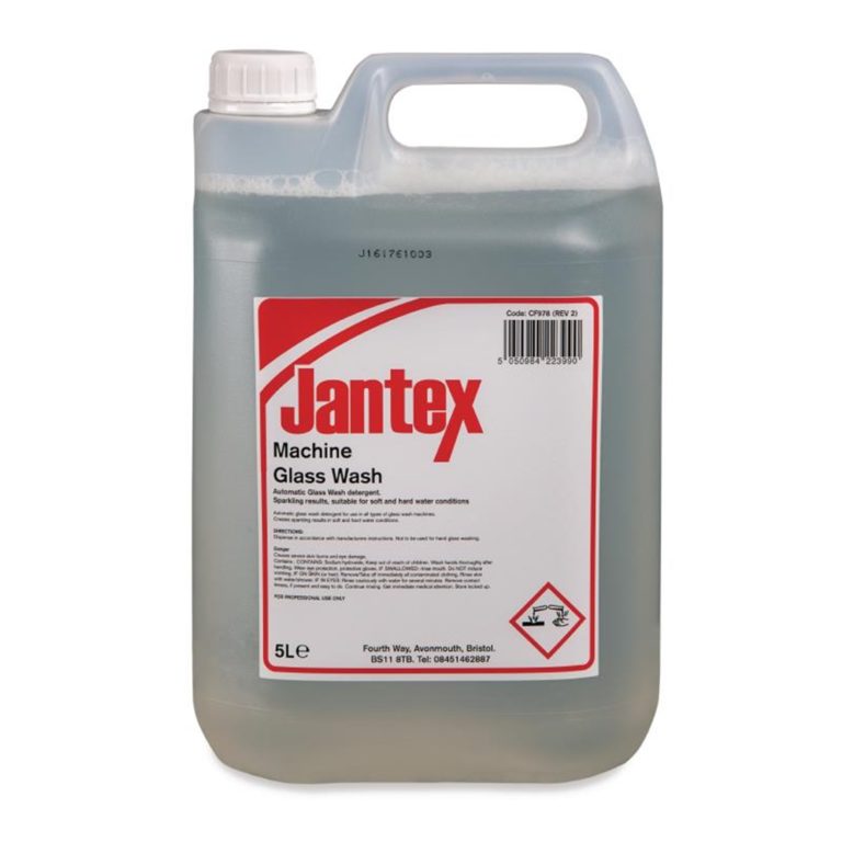 Jantex Glass Wash Detergent 5 Litre