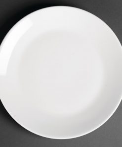 Royal Porcelain Classic White Coupe Plates 240mm