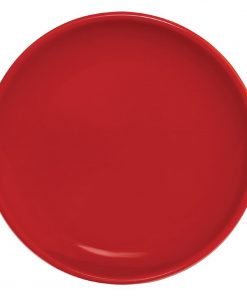 Olympia Cafe Coupe Plate Red 205mm