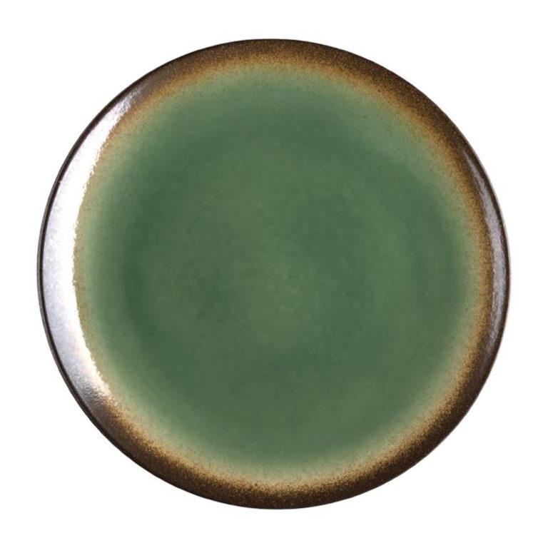 Olympia Nomi Round Coupe Plate Green 198mm