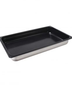 Vogue Stainless Steel Heavy Duty Non Stick Gastronorm Pan 1/1 65mm