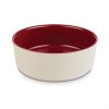 APS Plus Melamine Round Bowl Maple and Red 1.5 Ltr