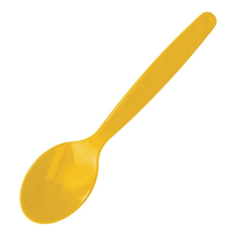 Kristallon Polycarbonate Spoon Yellow