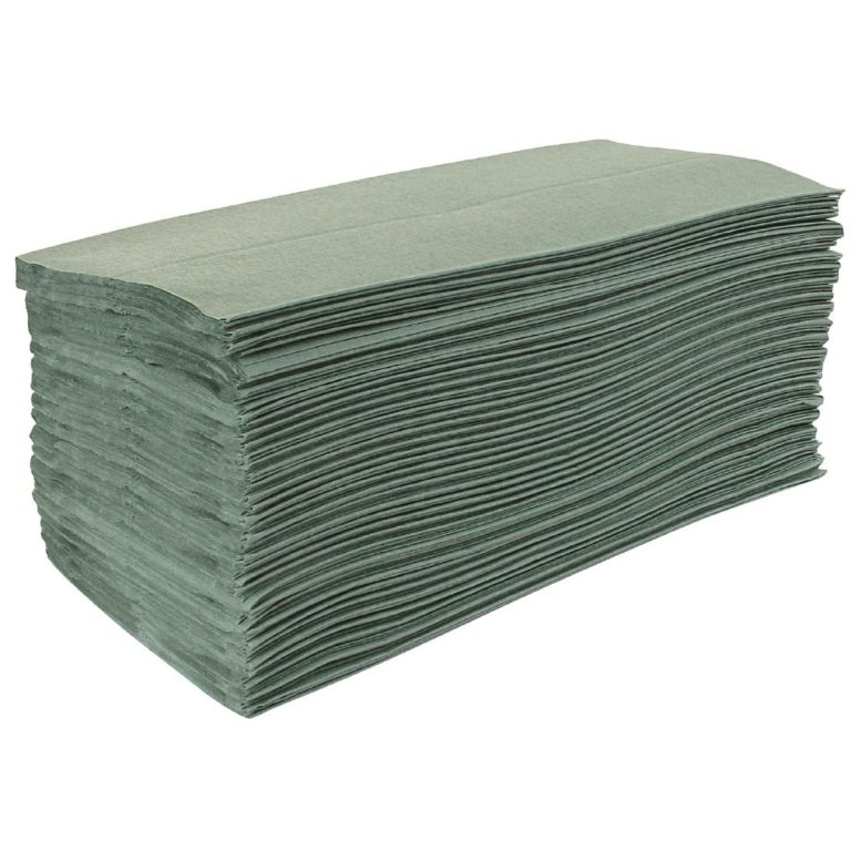 Jantex Z Fold Green Hand Towels 1Ply