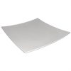 Curved Square Melamine Plate White 300mm