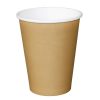 Fiesta Single Wall Takeaway Coffee Cups Kraft 455ml / 16oz x 50