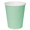 Fiesta Single Wall Takeaway Coffee Cups Turquoise 225ml / 8oz x 50