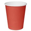 Fiesta Single Wall Takeaway Coffee Cups Red 225ml / 8oz x 50