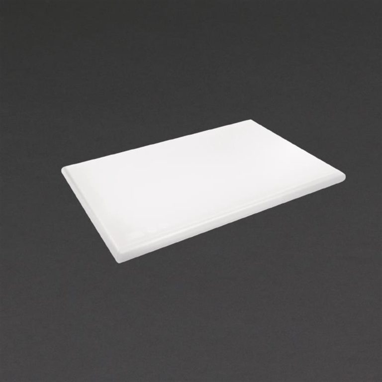Hygiplas Extra Thick High Density White Chopping Board Standard