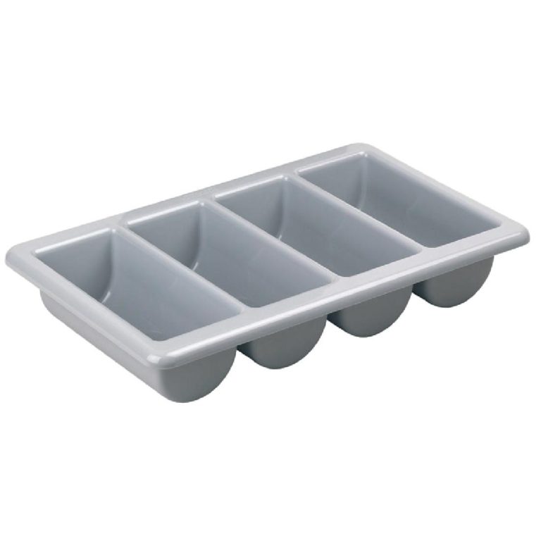 Kristallon Stackable Plastic Cutlery Tray Large